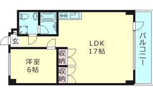 NOVA京橋の物件間取画像